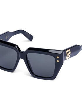 BALMAIN 女士眼镜 BPS193A54 AW2025 黑色 全框太阳镜