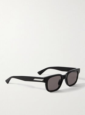 Bottega Veneta 葆蝶家 男士 矩形框醋纤太阳眼镜 BV1411S