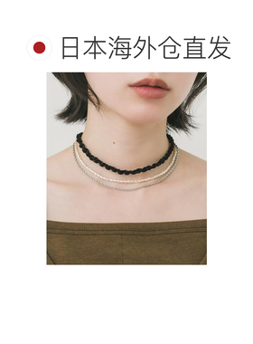 日本直邮官方授权 SMELLY 天鹅绒珍珠叠层项圈