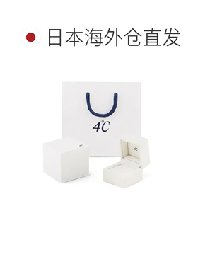 日本直邮4℃ K10玫瑰金项链