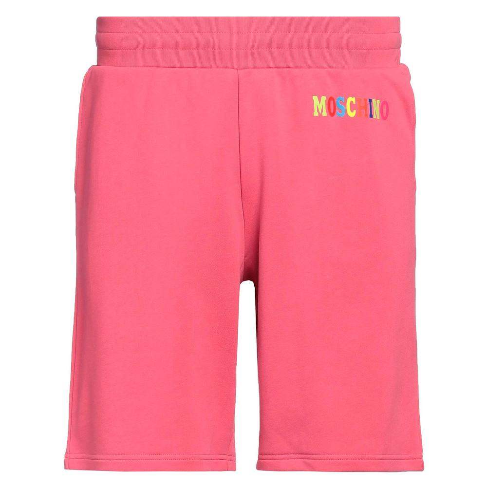 1h可退 香港直邮Moschino 莫斯奇诺 男士 短裤 pink粉色 舒适时尚,淘宝优惠券,粉丝福利购,淘宝优惠卷