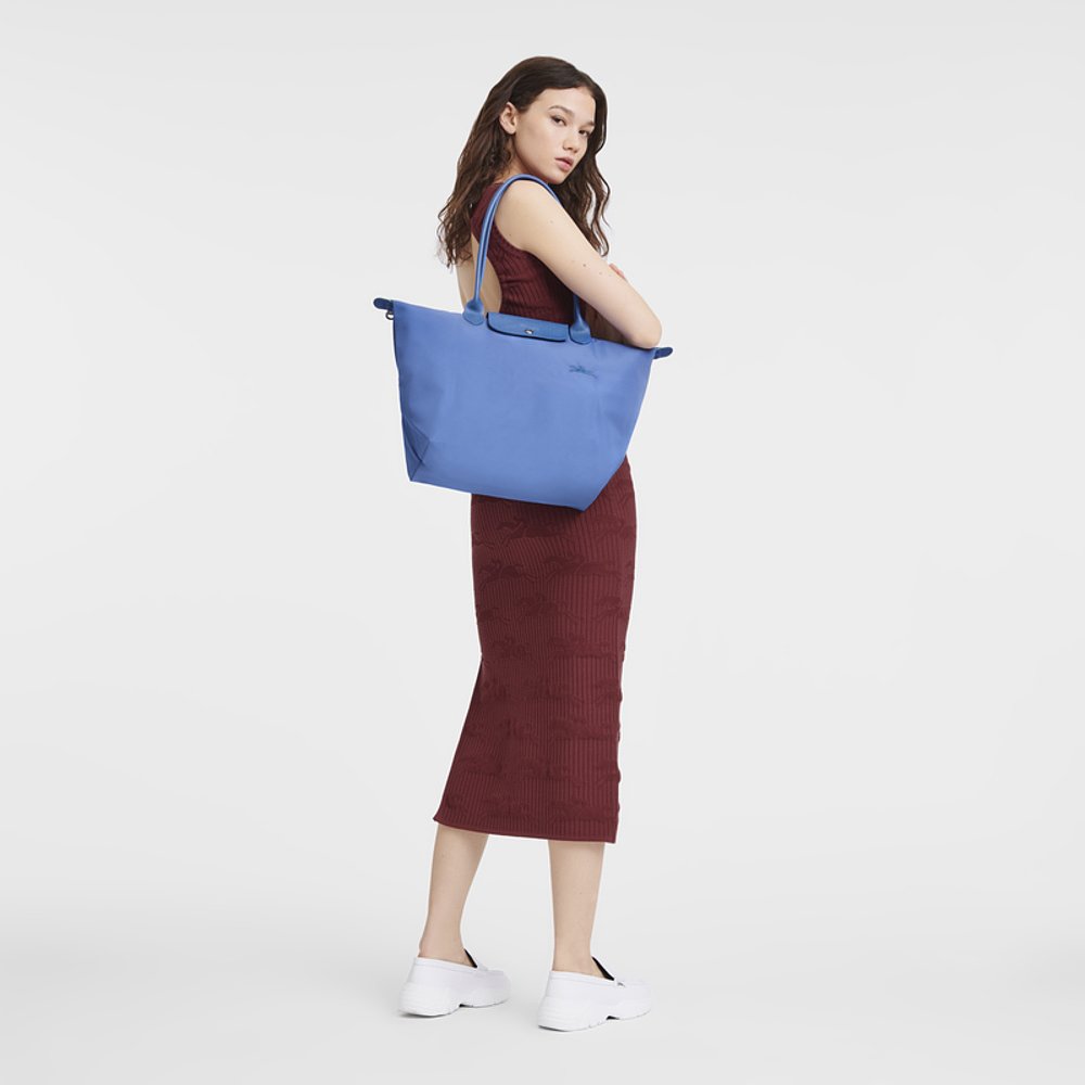 LONGCHAMP（龙骧）女士 Le Pliage Green L 大号单肩包 - 图0