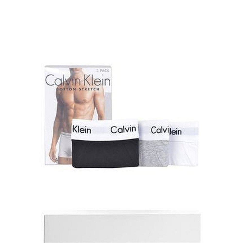 calvin klein /男士3条装ck内裤 天猫国际全球探物男平角内裤
