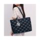 1h refundable Korean direct mail MLB jacquard large tote bag for men and women/carry bag/casual bag