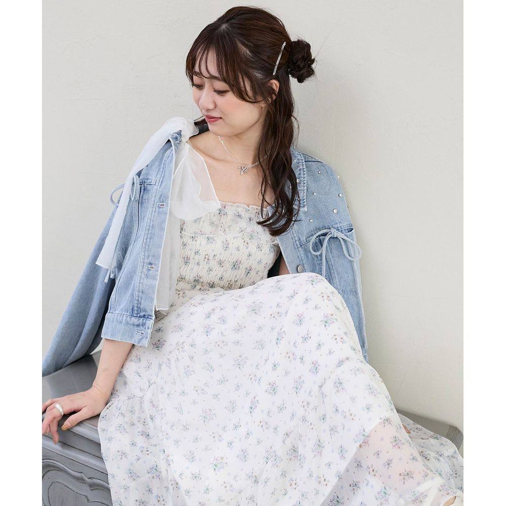 1h可退 日本直邮MAJESTIC LEGON 女装 2way肩带蝴蝶结吊带裙 宽松,淘宝优惠券,粉丝福利购,淘宝优惠卷