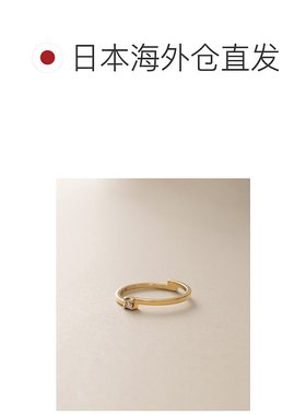 日潮跑腿COCOSHNIK K10 钻石爪镶方形戒指 405-66358