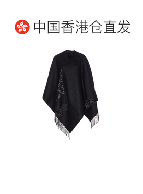 香港直邮Gucci 提花披肩 8178313G200古驰羊毛开衫【付后1h可退】