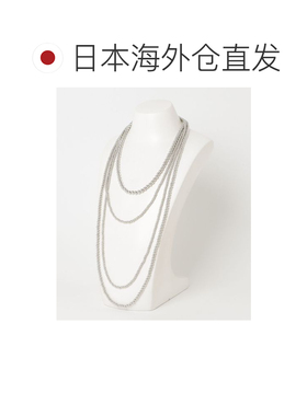 日本直邮ROSE BUD 女士 金属光泽四层球形项链 21【付后1h可退】