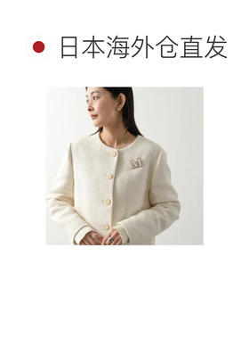 日本直邮Max Mara 麦丝玛拉 胸针 埃格雷杰 白色徽章 金色 配饰