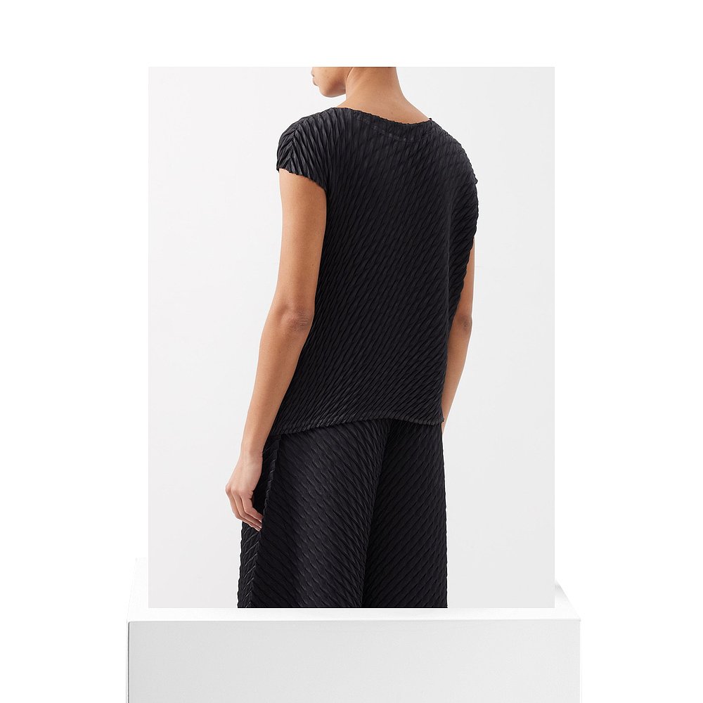 香港直邮潮奢 Issey Miyake 女士Gleam technical-pleated 打褶上 - 图3