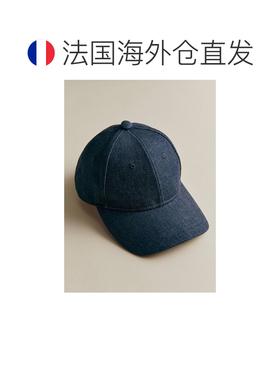 欧洲直邮自营Sezane 男孩深蓝色棉质牛仔棒球帽