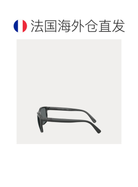 自营欧洲直邮Ralph Lauren拉夫劳伦 男士深灰色塑料条纹太阳镜