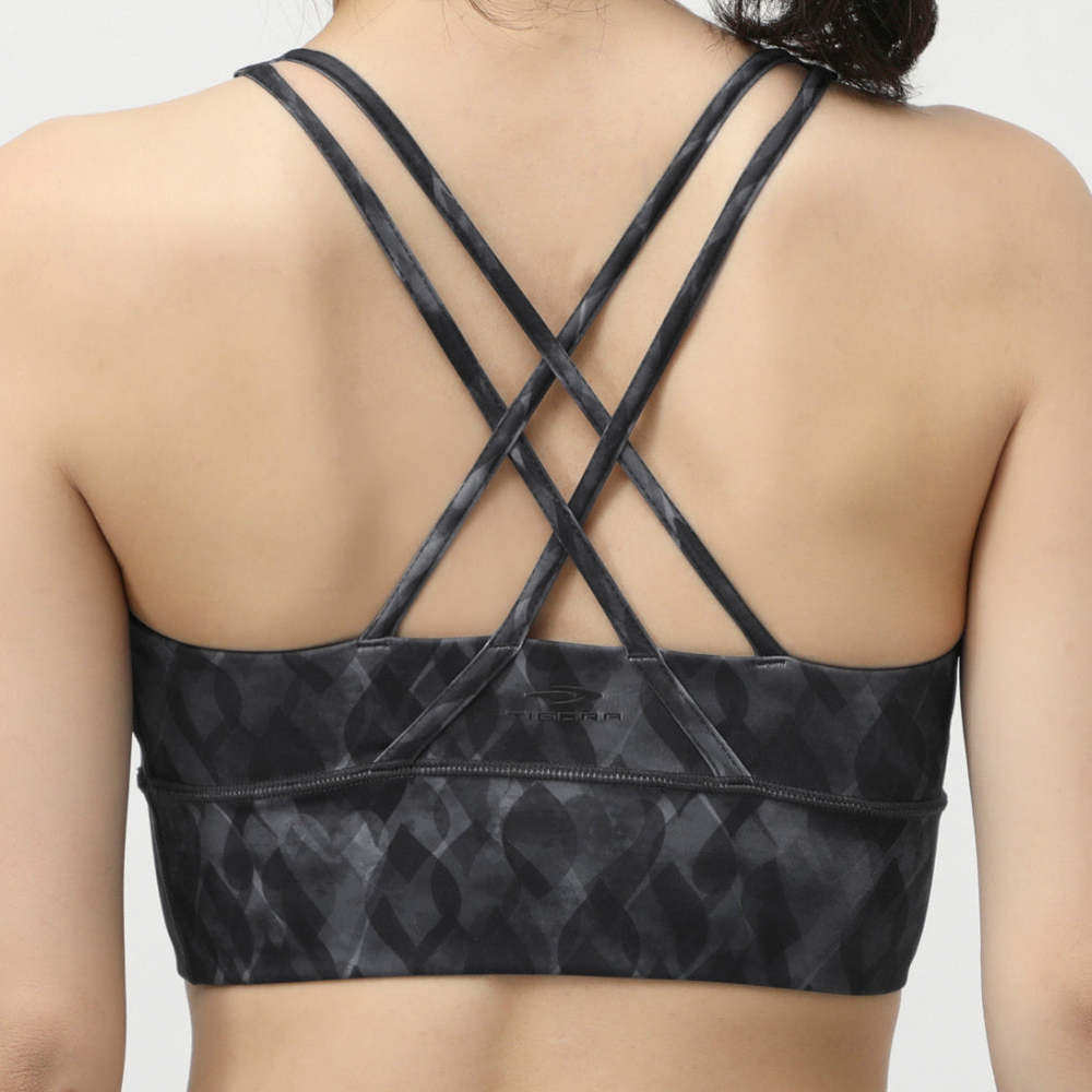 日本直邮TIGORA 女士水滴纹中支撑运动文胸 [TR-3F2165UB] 运动文,淘宝优惠券,粉丝福利购,淘宝优惠卷