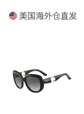 自营salvatore ferragamo菲拉格慕 女士 SF727S-001 时尚黑色太阳