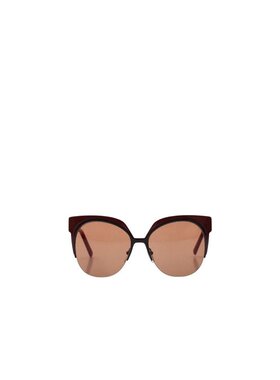 MARNI 女士眼镜 CURVEME101S616 AW2023 粉红色 徽标太阳镜