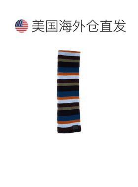 自营paul smith多色条纹羊毛围巾-蓝色 美国奥莱直发