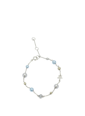 TORY BURCH 女士手链手镯 163697400 SS2026 银色 Jewels珍珠
