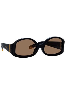 JACQUEMUS 女士眼镜 JAC15C19720 SS2024 黑色 Jacquemus Sunglas