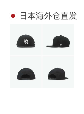 日本直邮New Era 帽子 棒球帽 纽约扬基队 黑色 刺绣 男女同款