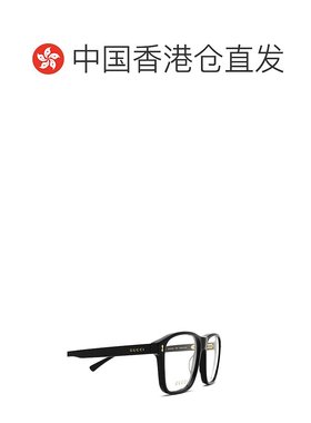 香港直邮GUCCI 男士太阳镜 GG1045O004 SS2024 黑色 方框眼镜古驰
