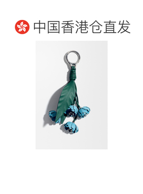 香港直邮LOEWE 女士项链 C621232XQK5104 SS2026 蓝色 花朵吊坠