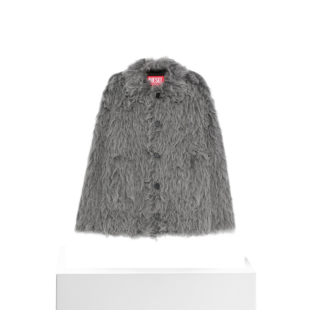 1h可退 DIESEL 男士夹克 A187660KIBM9CB AW2025 灰色 - 图3