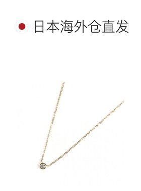 1h可退 日本直邮cui-cui0.05ctK18黄金贝塞尔项链712582cuicui