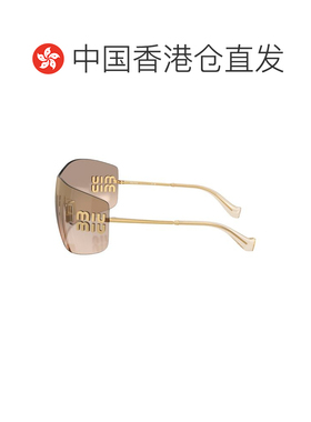 香港直邮MIU MIU 男士太阳镜 0MUB53S5AK20P44 AW2026 金色