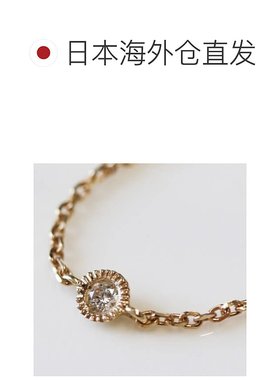 1h可退 日本直邮cui-cui 钻石链戒 K10YG 759895戒指