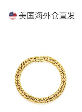 自营 Crucible Los Angeles Men's 8mm Wide Stainless Steel 8mm