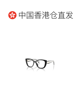 1h可退 香港直邮PRADA 女士眼镜 PRB04V16K1O1 CO 黑色 全框平光