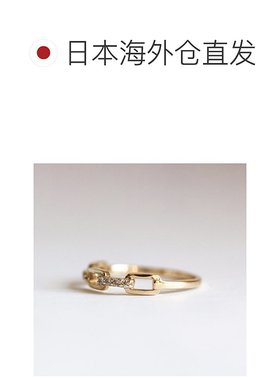 1h可退 日本直邮cui-cui 钻石Lien系列 戒指 K10YG材质 756371