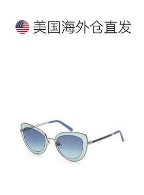 自营Swarovski Women's Shiny Light Ruthenium 51mm Sunglasses
