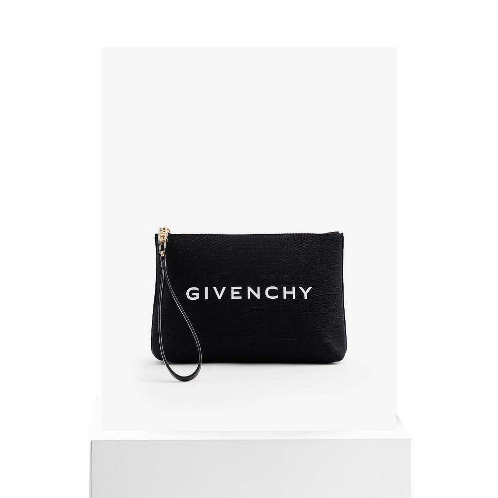 香港直邮潮奢 Givenchy 女士徽标印花大号棉质帆布手包