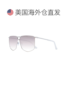 自营Guess Metal Women's Sunglasses - silver 美国奥莱直发