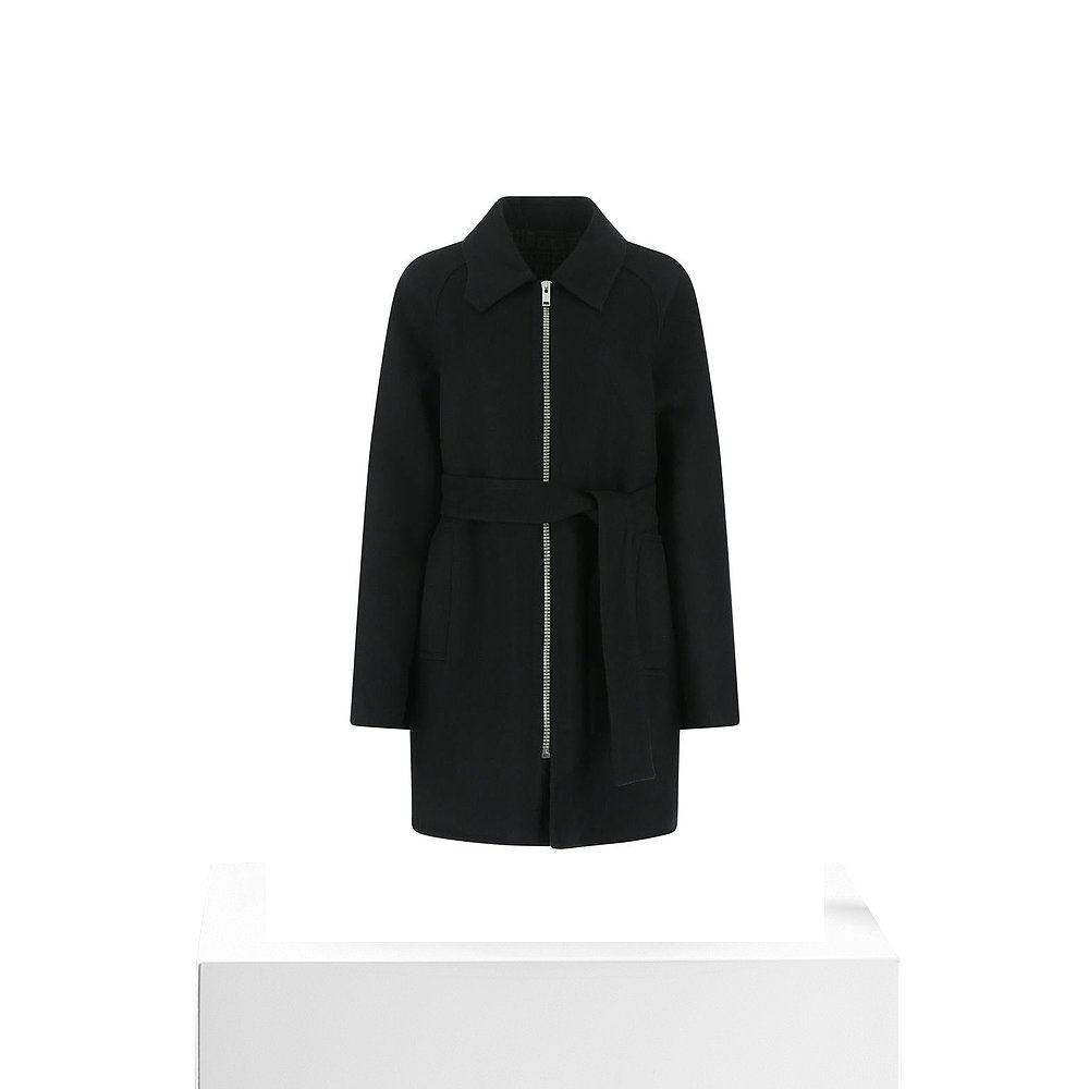 GIVENCHY 女士大衣 BWC0A313QY002-0 AW2022 黑色 Black/grey Coa - 图3