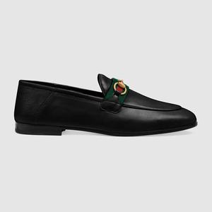 GUCCI 黑色女士乐福鞋 631619-CQXM0-1060