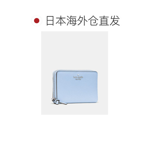 日本直邮kate spade new york 男女同款 结饰中号钱包 牛皮+聚氨 - 图1