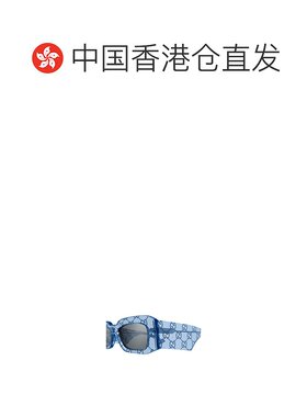 香港直邮GUCCI 男士眼镜 GG1426S006 CO 蓝色 矩形太阳镜古驰
