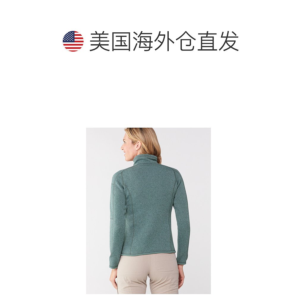 美国直邮Patagonia Better Sweater四分之一拉链羊毛套衫-女款-图1