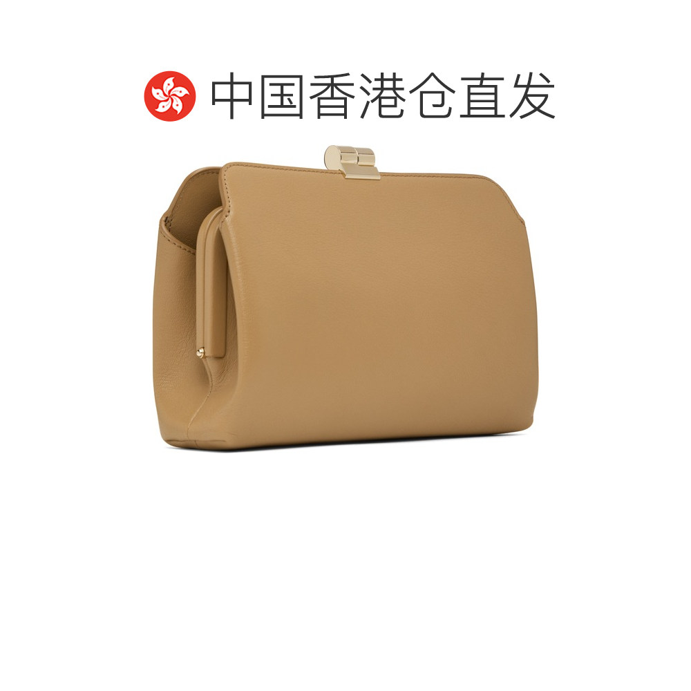 香港直邮The Row 女士 驼色 Amazon 手拿包 W1675L39,淘宝优惠券,粉丝福利购,淘宝优惠卷
