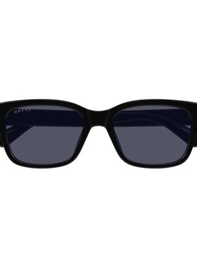 1h可退 潮奢 Gucci 古驰 男士 黑色 Minimal 太阳镜 GG1716S