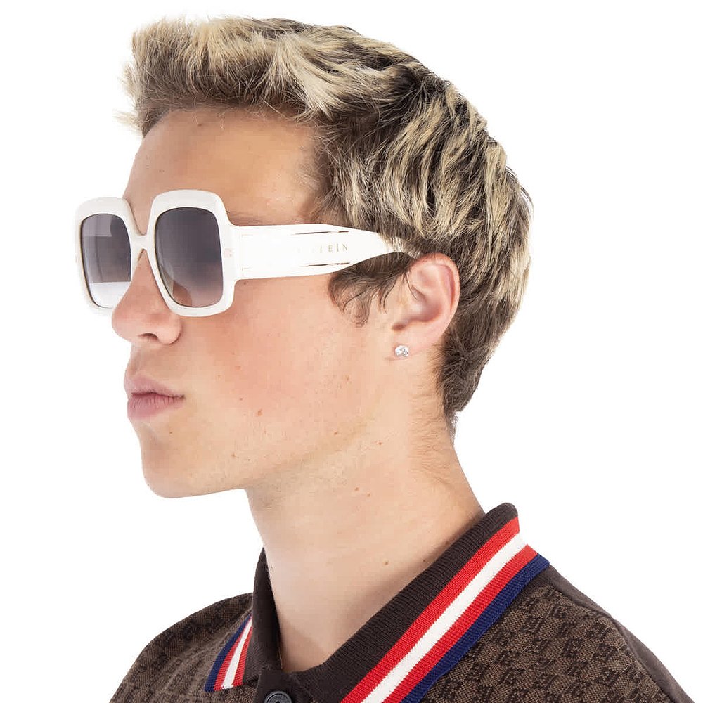 自营Philipp Plein Grey Gradient Sport Ladies Sunglasses SPP0 - 图2