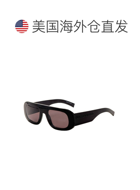 自营Karl Lagerfeld Men's 52 mm Black Sunglasses - black 美国