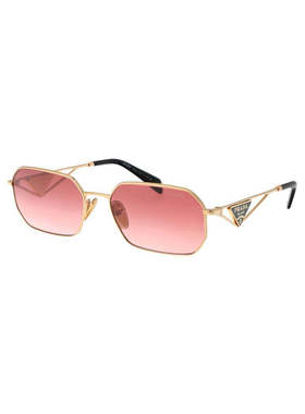 PRADA 女士太阳镜 0PRA51S5AK40C SS2025 金色
