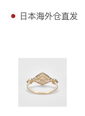 日本直邮日潮 agete 阿卡朵K10 钻石戒指0.11克拉
