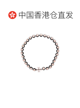 1h可退 香港直邮潮奢 Tory Burch 托里 伯奇 女士 项链 black黑色