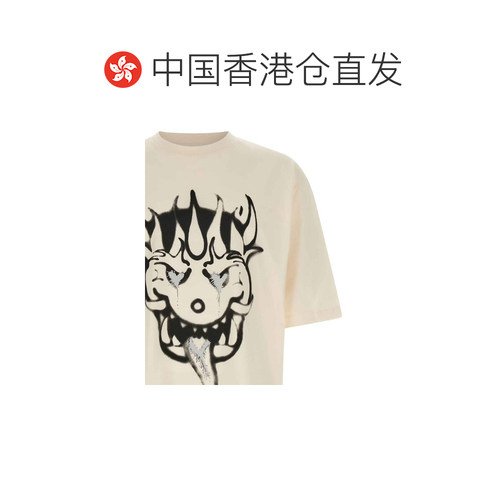 香港直邮Y-3 男士T恤 KU2249C AW2026 白色 Gfx T【付后1h可退】 - 图1
