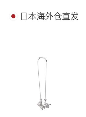 1h可退 日本直邮glamb 男女同款 多 charms 吊坠项链 复古工艺设