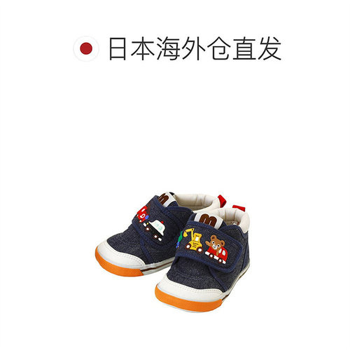 MIKIHOUSE 日本制小熊挖掘机小兔拖拉车童鞋11-9307-384 - 图1